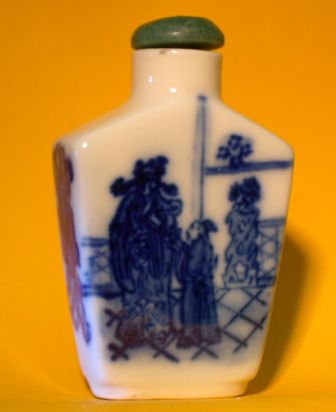 Tabati�re en porcelaine, 19�me si�cle